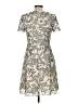 Tory Burch 100% Polyester Paisley Gray Cocktail Dress Size 6 - photo 2