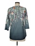Unbranded Teal 3/4 Sleeve Blouse Size M - photo 2