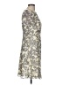 Tory Burch 100% Polyester Paisley Gray Cocktail Dress Size 6 - photo 4