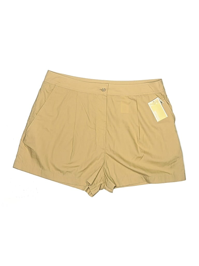 Pre-owned Michael Michael Kors Khaki Shorts In Gold