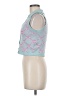 Witty Fox Teal Sleeveless Button-Down Shirt Size M - photo 5