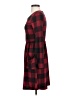 Gilli Plaid Burgundy Casual Dress Size S - photo 5