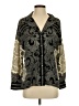 J.Crew 100% Viscose Paisley Black Long Sleeve Button-Down Shirt Size S - photo 1