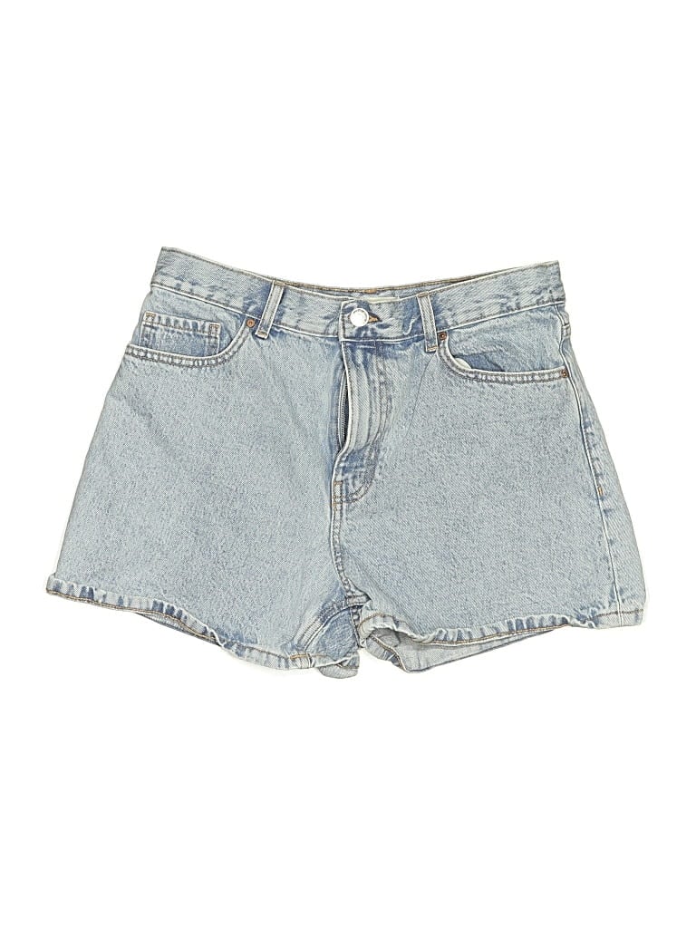 Pre-owned Mng Denim Shorts In Blue