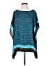 MICHAEL Michael Kors 100% Polyester Blue Short Sleeve Blouse Size S - photo 1