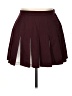 Assorted Brands Solid Burgundy Casual Skirt Size 15 - photo 1