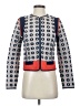 Tory Burch Print Blue Jacket Size 2 - photo 1