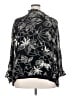 Avenue 100% Polyester Black 3/4 Sleeve Blouse Size 30 - 32 Plus - photo 2