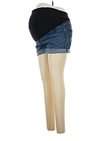 Isabel Maternity Denim Shorts (view 1)
