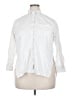 Assorted Brands White 3/4 Sleeve Button-Down Shirt Size 4X (estimated) - photo 1