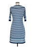 Max Studio Print Blue Casual Dress Size M - photo 2