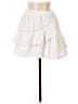 Shein Solid White Casual Skirt Size 6 - photo 1
