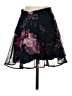 Lucca Couture 100% Polyester Floral Black Casual Skirt Size XS - photo 2