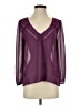Guess 100% Polyester Purple 3/4 Sleeve Blouse Size S - photo 1