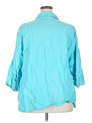 Avenue 3/4 Sleeve Button-Down Shirt (view 2)