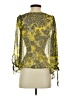 Julienne W. 100% Silk Yellow Blouse Size S - photo 2