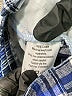 Janie and Jack 100% Cotton Plaid Blue Shorts Size 6-12 mo - photo 4