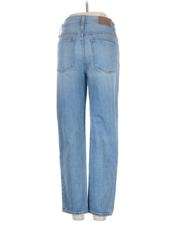 Madewell Classic Straight Jeans in Meadowland Wash (view 2)