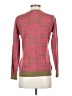 Banana Republic 100% Cotton Paisley Pink Pullover Sweater Size S - photo 2