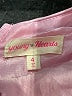 Young Hearts 100% Polyester Pink Short Sleeve Blouse Size 4 - photo 3