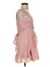 Shein Hearts Pink Cocktail Dress Size 4 - photo 4