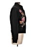 Context 100% Cotton Floral Black Jacket Size L - photo 4