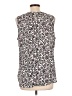 GNW 100% Polyester Ivory Sleeveless Blouse Size L - photo 2