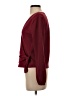 TeXTURE & THREAD Madewell Burgundy Long Sleeve Blouse Size S - photo 5