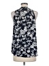 dalia 100% Polyester Floral Blue Tank Top Size M - photo 2