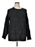 Market and Spruce Solid Gray Pullover Sweater Size 1X - photo 1