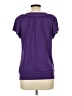 Wrapper Purple Short Sleeve Top Size L - photo 2