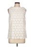 Talbots Ivory Sleeveless Blouse Size 10 - photo 1