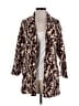 MNG Print Brown Blazer Size XXS - photo 1