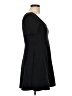Forever 21 Solid Black Casual Dress Size L - photo 4
