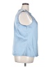 Halogen 100% Polyester Blue Sleeveless Blouse Size XXL - photo 4