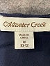 Coldwater Creek Blue Long Sleeve Blouse Size M - photo 7