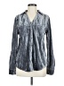 Maurices Metallic Gray Long Sleeve Blouse Size M - photo 1