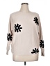 Aaeda Floral Tan Pullover Sweater Size XL - photo 1