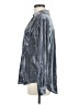 Maurices Metallic Gray Long Sleeve Blouse Size M - photo 5