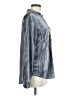 Maurices Metallic Gray Long Sleeve Blouse Size M - photo 4