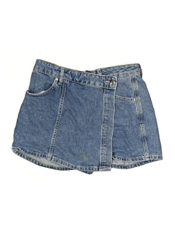 Zara Denim Skirt (view 1)