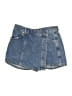 Zara 100% Cotton Blue Skort Size XS - photo 1