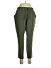 NYCC 100% Polyester Stripes Green Casual Pants Size L (petite) - photo 1