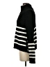 Alya 100% Polyester Stripes Black Turtleneck Sweater Size S - photo 5
