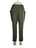 NYCC 100% Polyester Stripes Green Casual Pants Size L (petite) - photo 2
