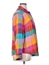 Torrid Color Block Pink Long Sleeve Button-Down Shirt Size 1X Plus (1) - photo 4