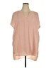 Sejour 100% Polyester Pink Short Sleeve Blouse Size 2X - photo 1