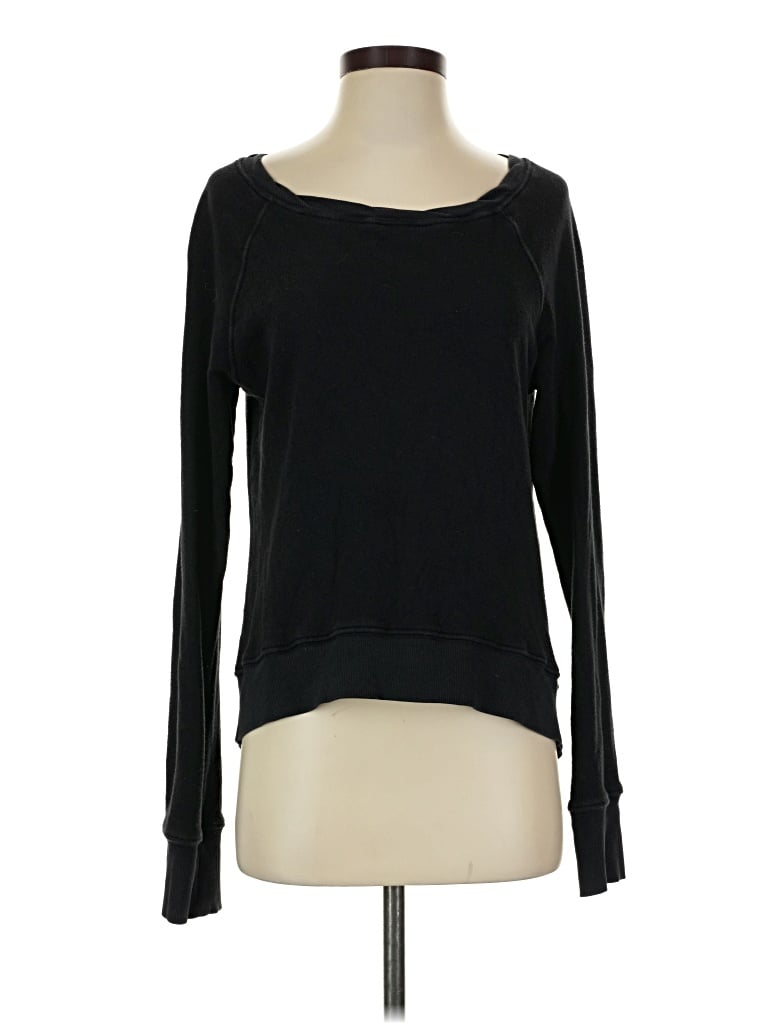 Pre-owned Pam & Gela Pullover Sweater In Black