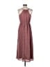 Universal Thread 100% Polyester Hearts Burgundy Casual Dress Size S - photo 2