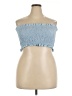 Unbranded Blue Sleeveless Blouse Size XXL - photo 1